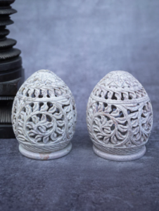 Carving Round Tea Light Holder