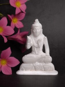 White Marble Lord Shiva