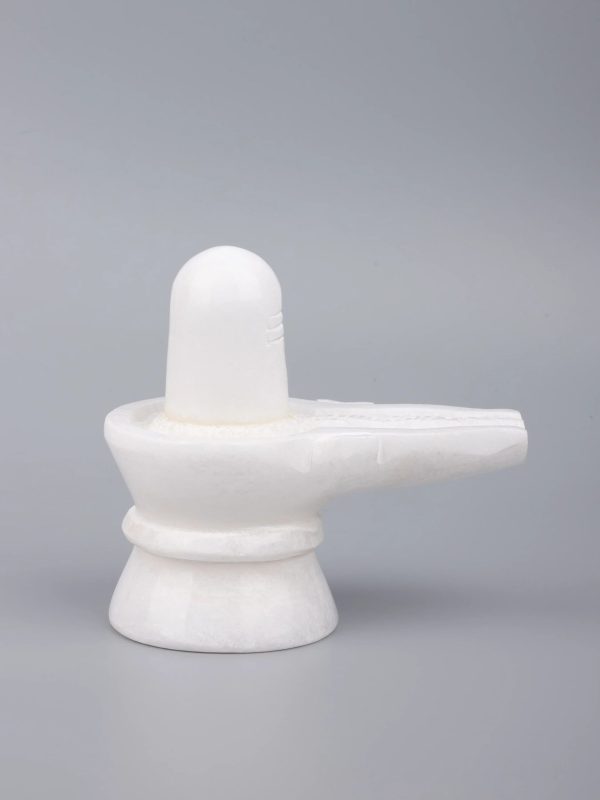 White marble Linga - Image 2