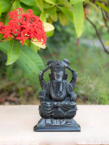 Black Stone Lord Ganesh