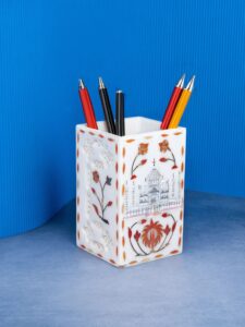 Marble Crafted Pen / Cutlery / Toothbrush Holder