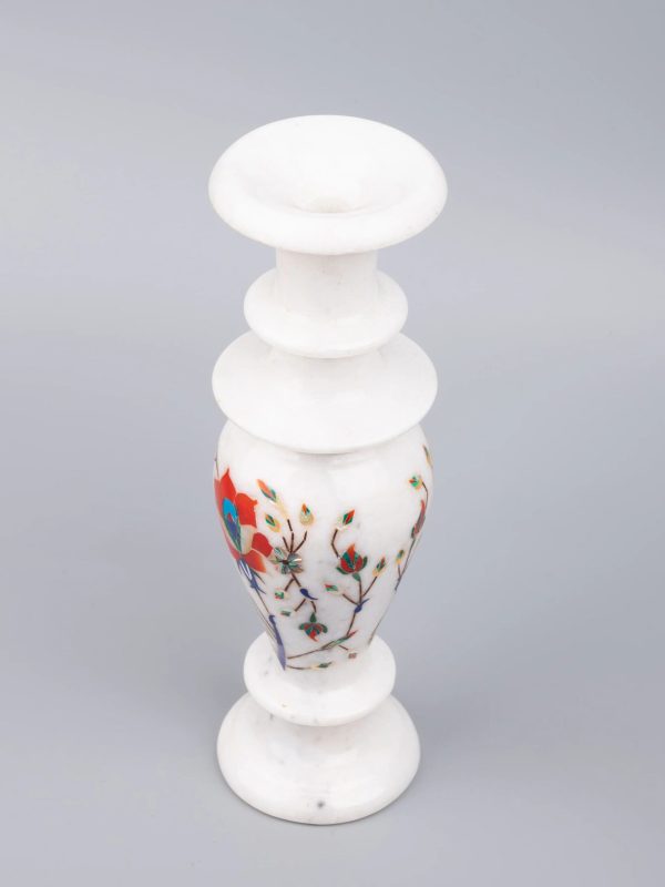 Marble Inlay Flower Vase - Image 3