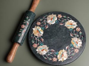 Green marble inlaid Chakla Belan